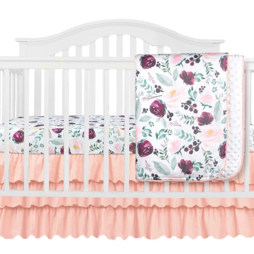 4PCS Crib Bedding Set